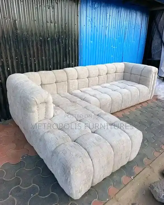 Beige L Seat