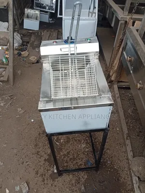 Stainless Steel Single Electric Deep Chips Fryer.