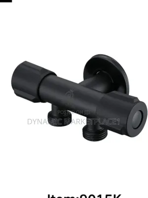 Dual Function Angle Valve Black