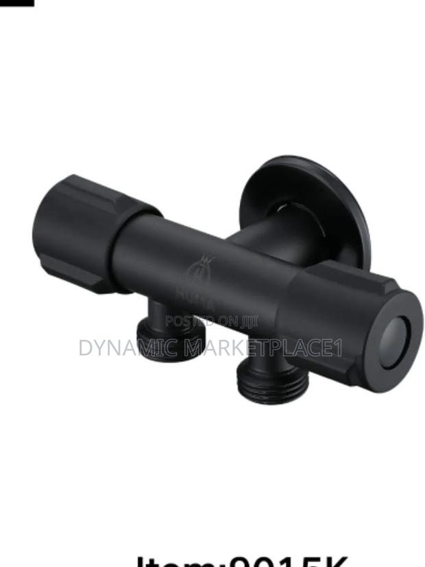 Dual Function Angle Valve Black