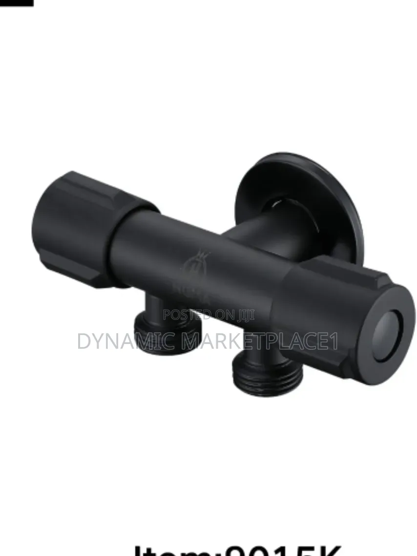 Dual Function Angle Valve Black