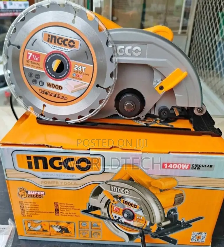 Ingco 1400w Circular Saw/7" Ingco Circular Saw