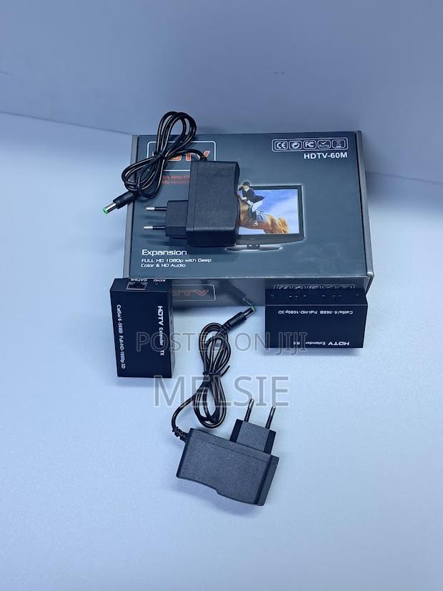 HDTV 60m Hdmi Extender Over Cat6 Cable Full Hd 1080