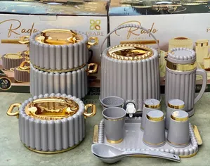 20 Piece Insulated Hotpot Food Warmer and Drink Set