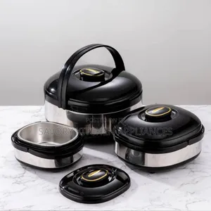 3- Piece Insulated Stainless Steel Casserol Hotpot Set