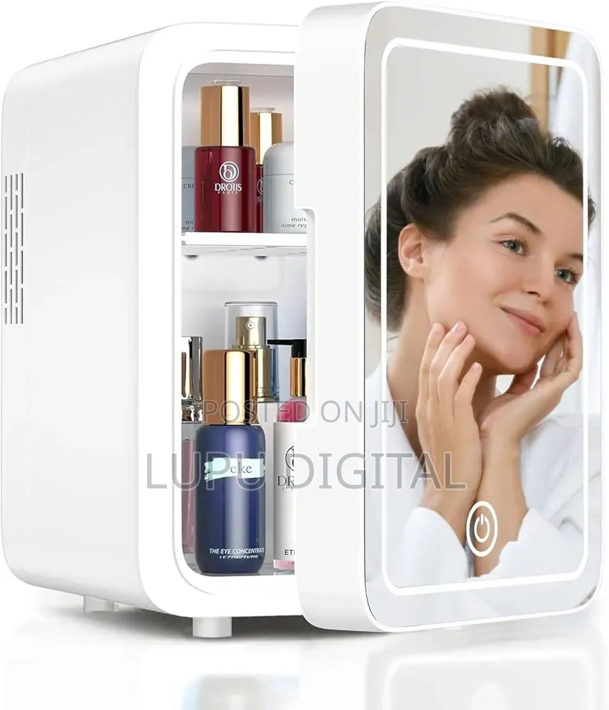 *4l Portable Beauty Car Fridge With Mirror and Duo Power Option