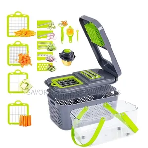 22-in 1 Multifunctional Vegetable and Fruit Chopper Set