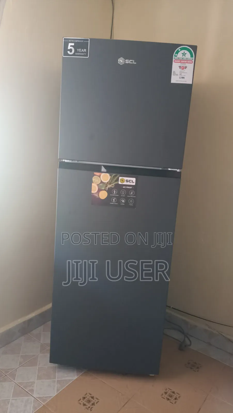334l Pebble Grey Fridge