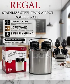 Regal Premium Range of Vaccum Flask Stainless Steel Body Unbreakable
