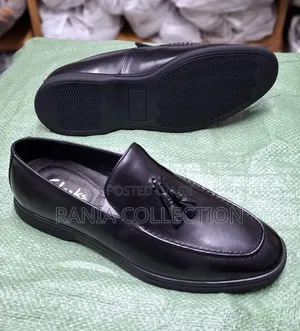 Official Black Mens Clarks Official Shoes