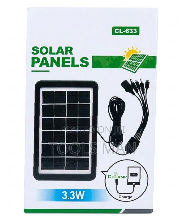 Cclamp Cl-633 Portable 3.3w Solar Panel Phone Charger - thumbnail 2