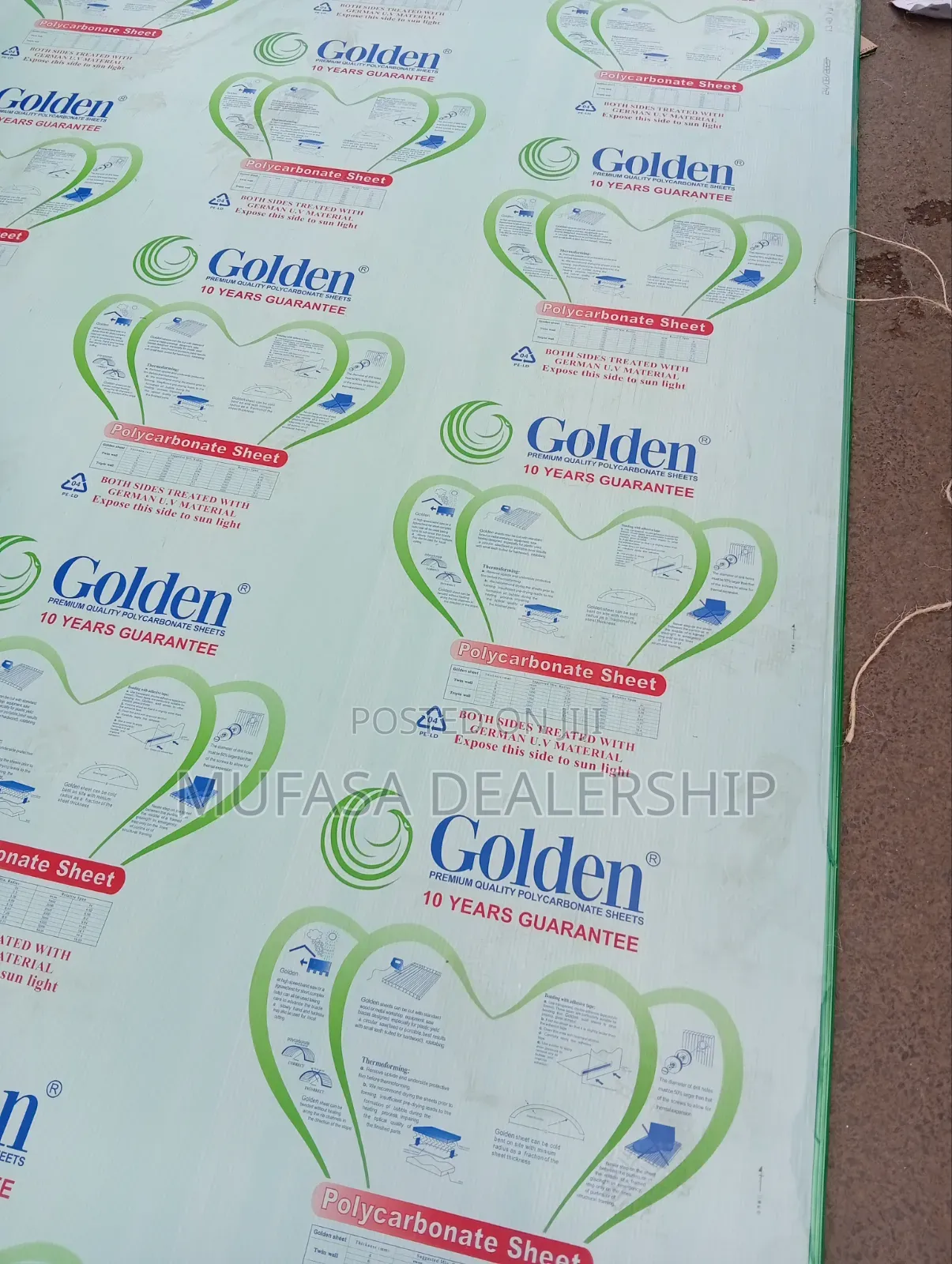 Golden Brand Polycarbonate(Green)