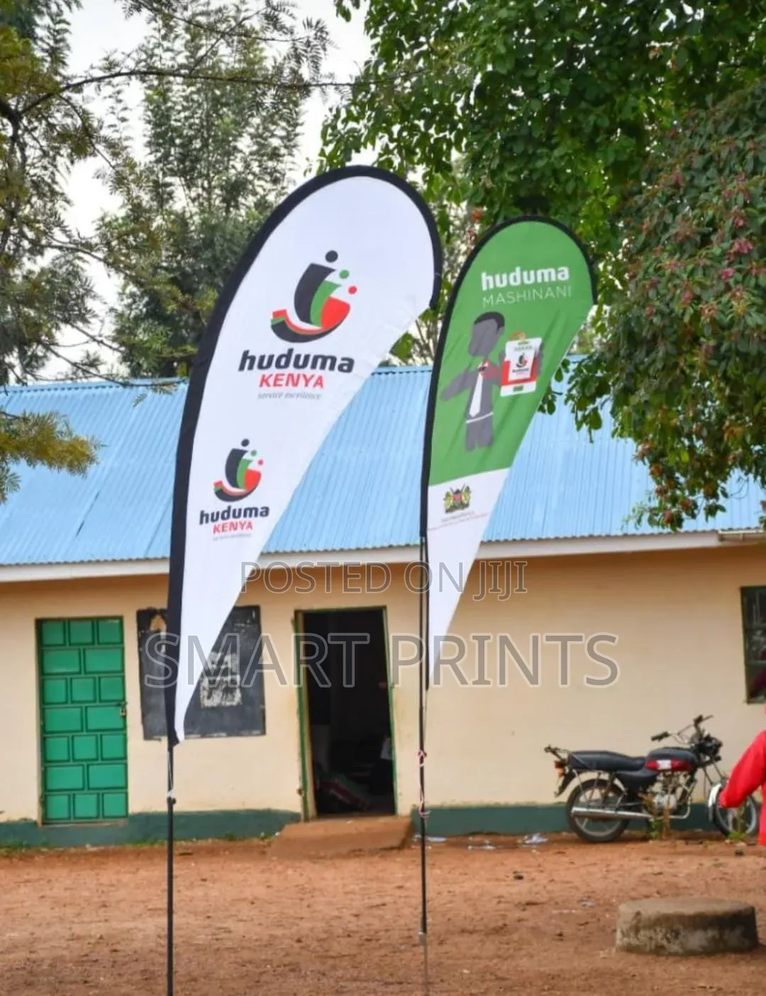 Nice Tear Drop Flag Material Printing