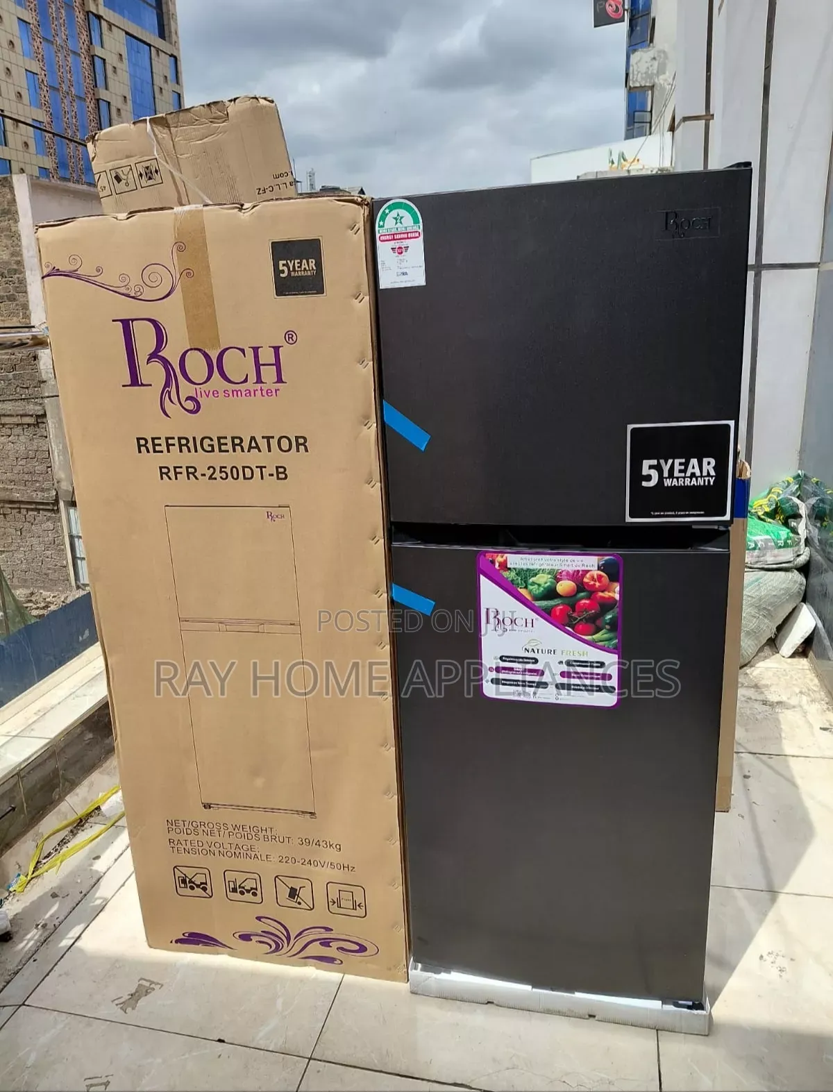 197litres No Frost Refrigerator