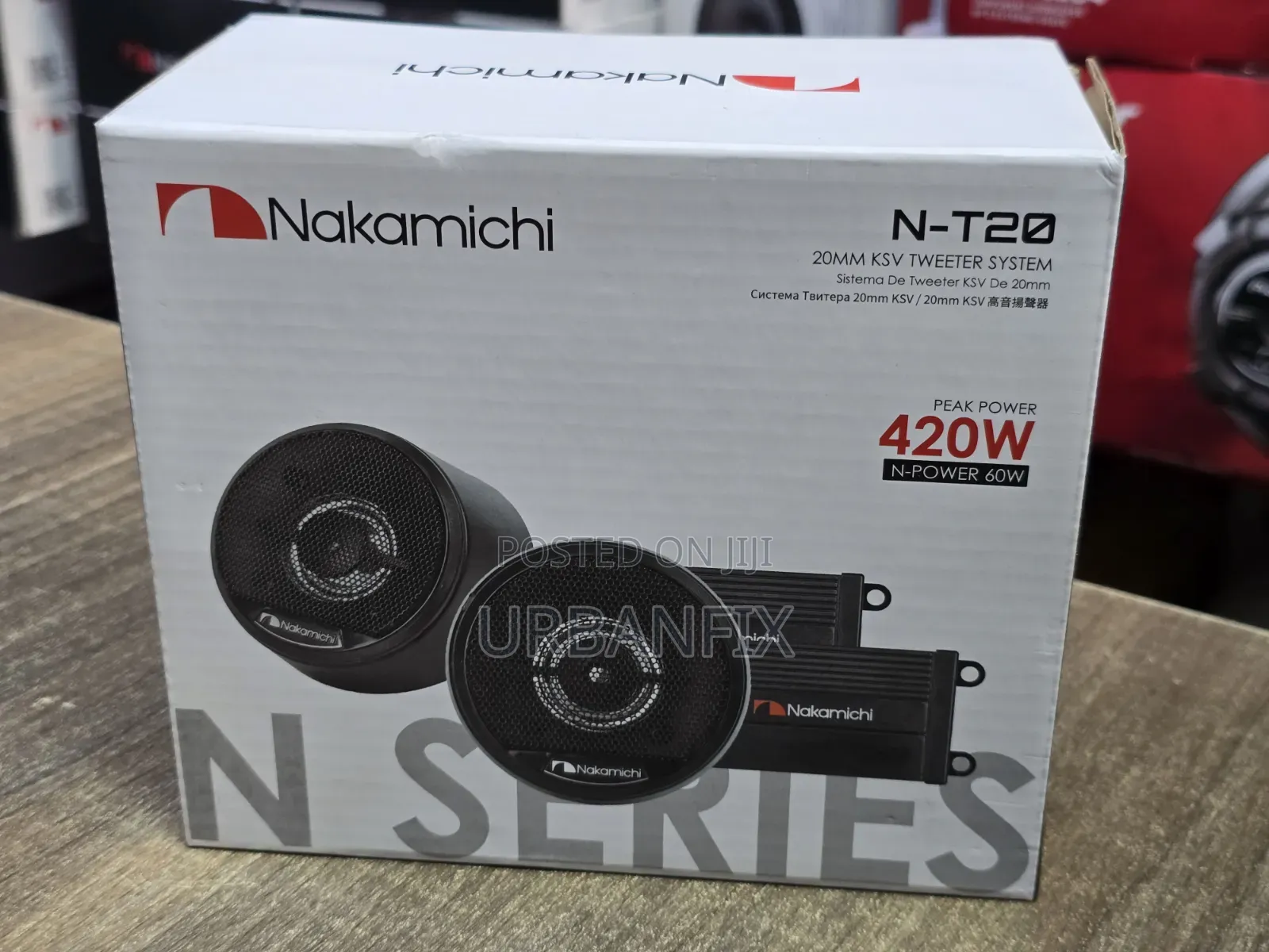 Nakamichi N-T20 420watts Powerful Dome Tweeters- A Pair