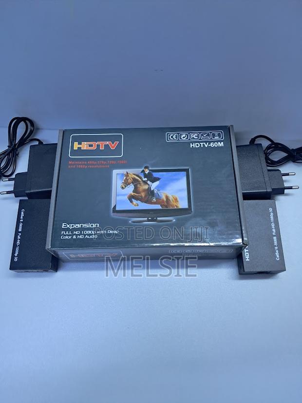 Hdmi to Rj45 Cat6 Extender 60m Long Distance Transmission