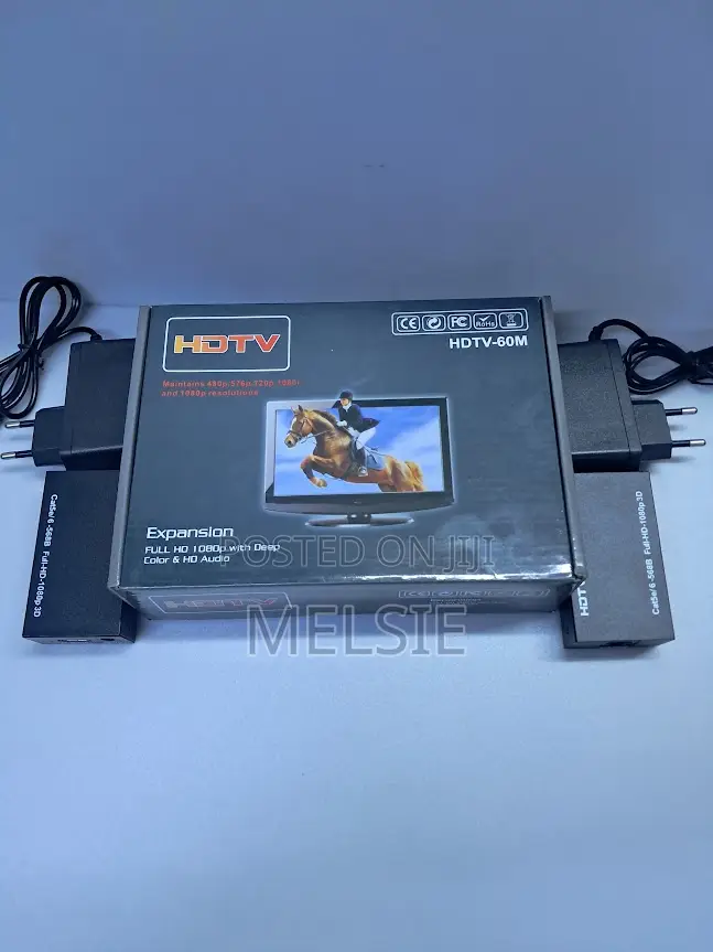 Hdmi to Rj45 Cat6 Extender 60m Long Distance Transmission