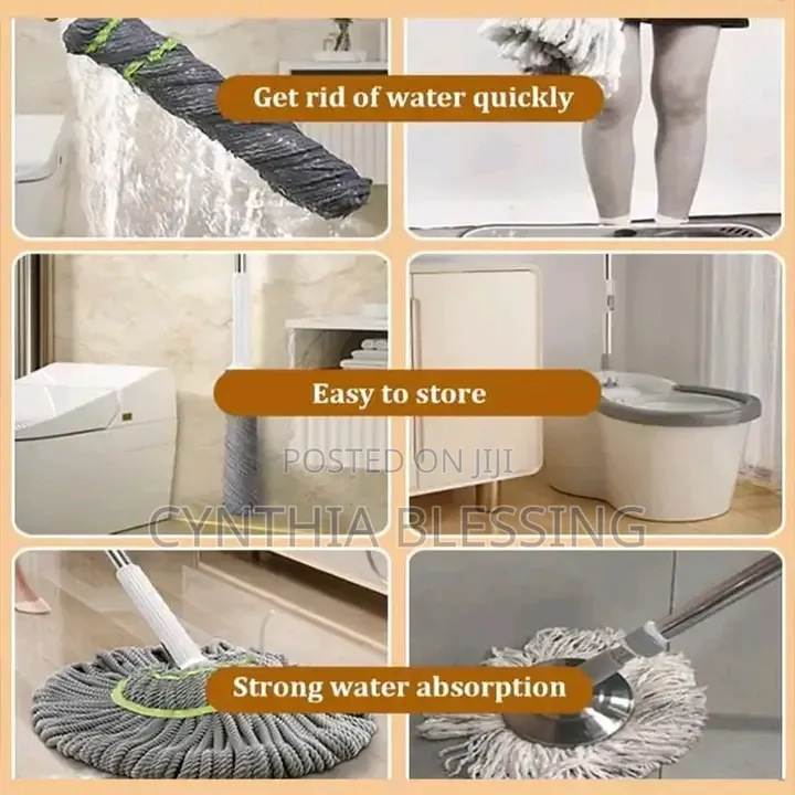 360 Rotating Self Wringing Twist Mop
