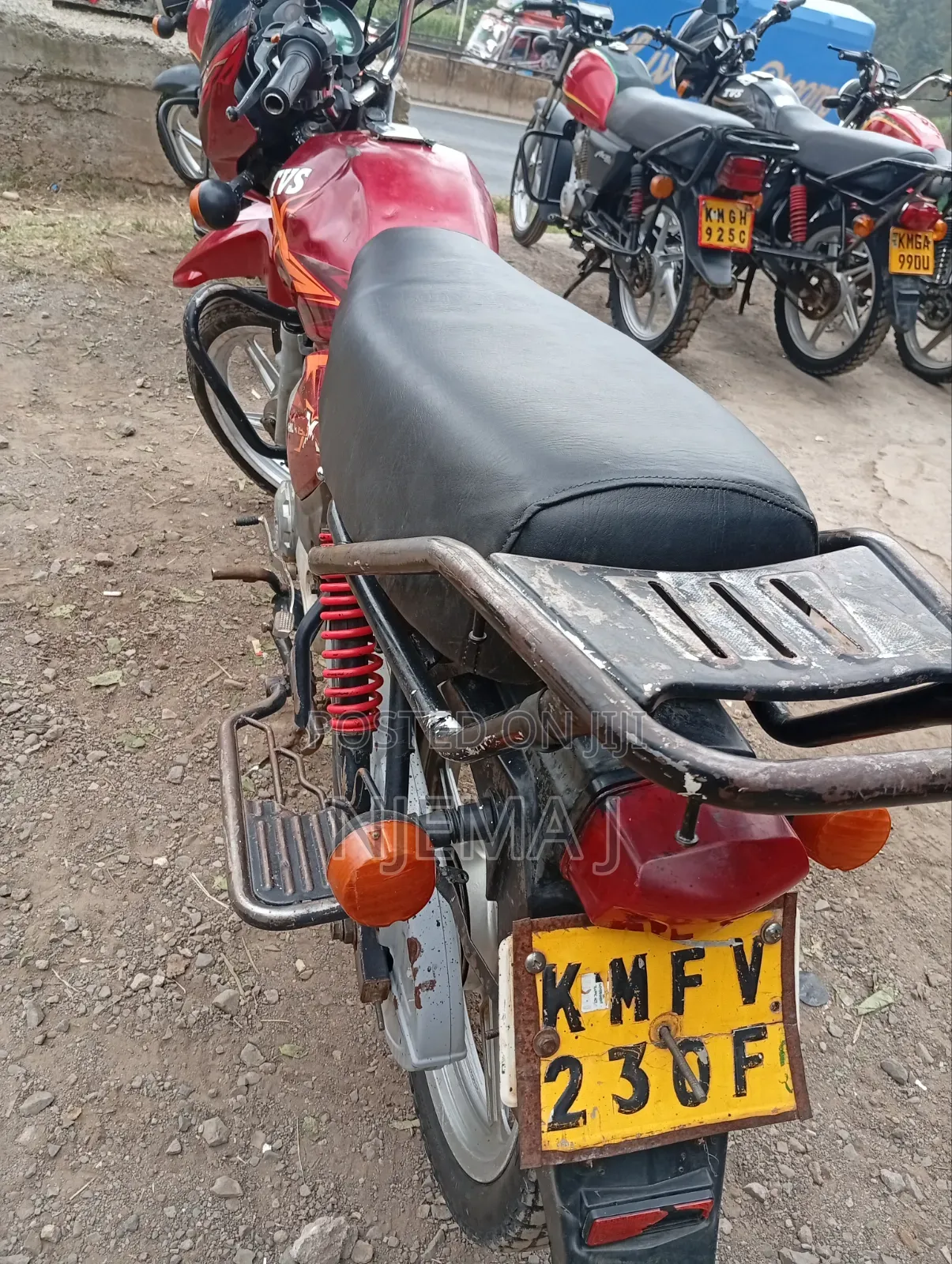 TVS HLX Plus ES 2023 Red