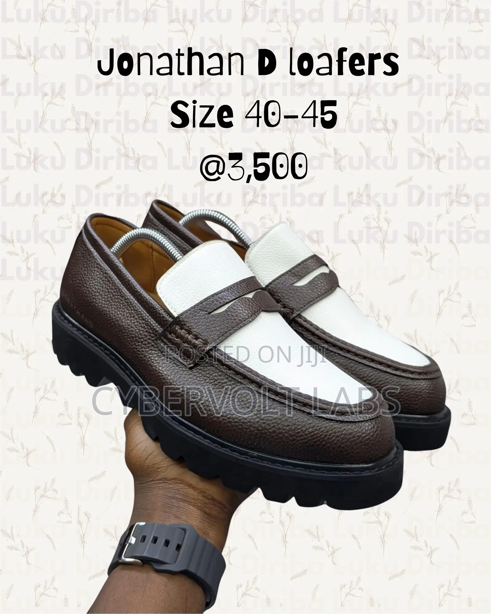 Premium Jonathan D Two-Tone Loafers – Sizes 40-45