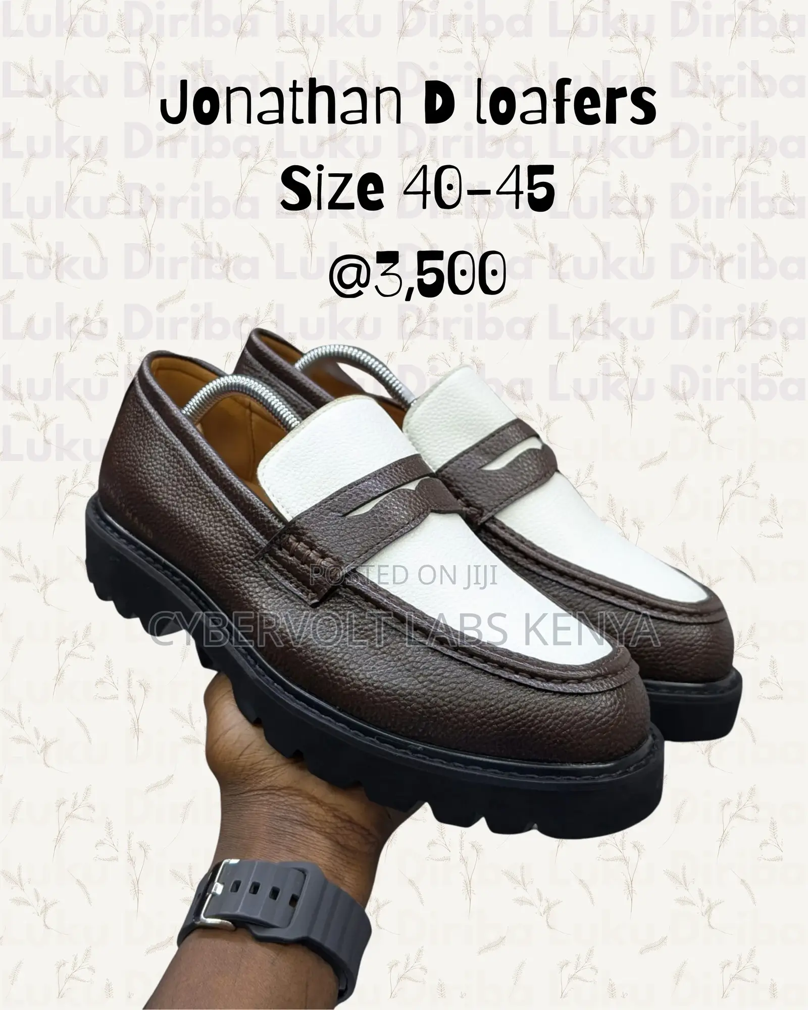 Premium Jonathan D Two-Tone Loafers – Sizes 40-45