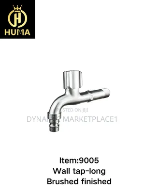 Wall Tap-Long Brushed Finished