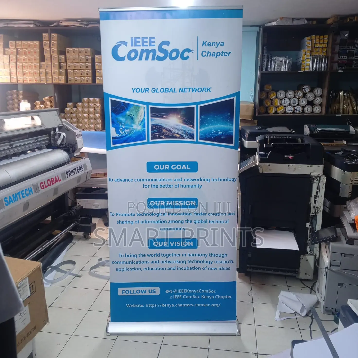 Attainable Broad Base Roll Up Banner