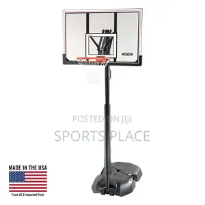 Full Basketball Stand - Hoop, Backboard Pole