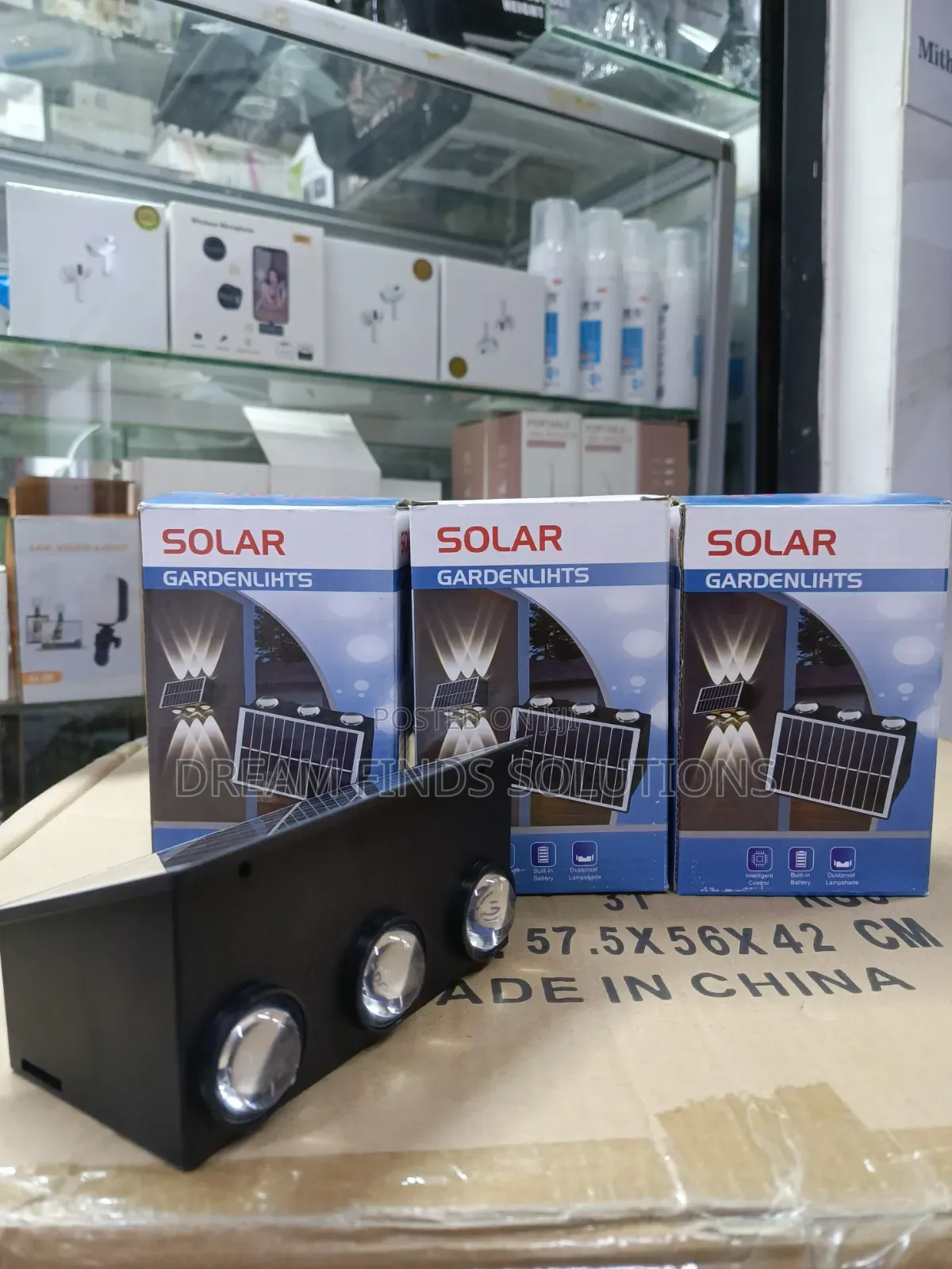 Modern Up Down Solar Wall Light – Elegant Patio Fence Illuminator.