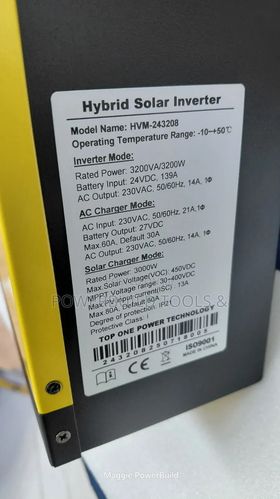 3.2kva/3000w One Solar Hybrid Inverter