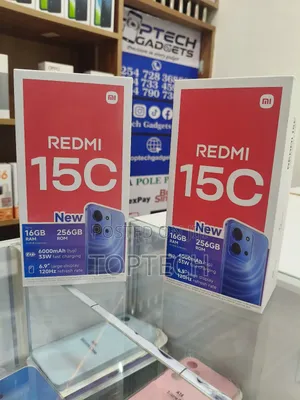New Xiaomi Redmi 15C 4G 256 GB Black