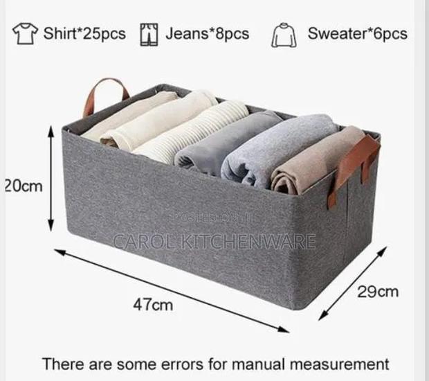 Foldable Clothes Storage Bag/ Laundry Basket - main view