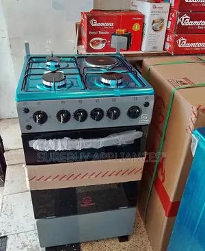 Eurochef 3 Gas + 1 Electric Free Standing Cooker With Electric Oven