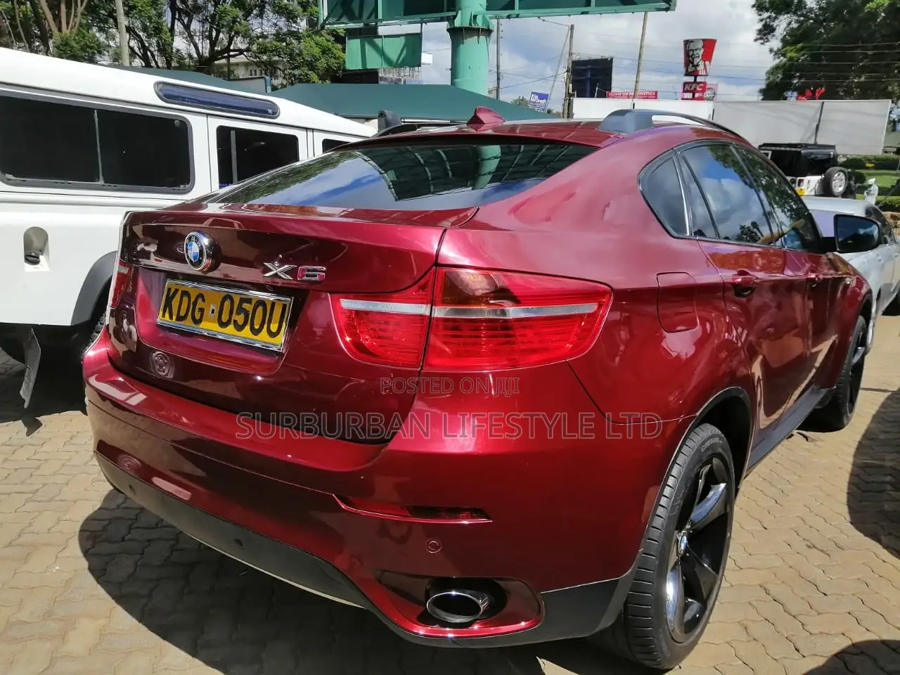 BMW X6 xDrive 30d 2009 Red