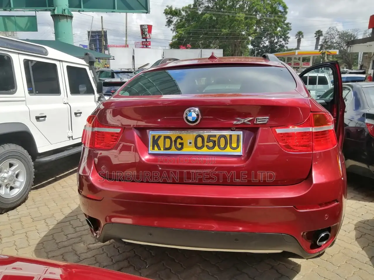 BMW X6 xDrive 30d 2009 Red