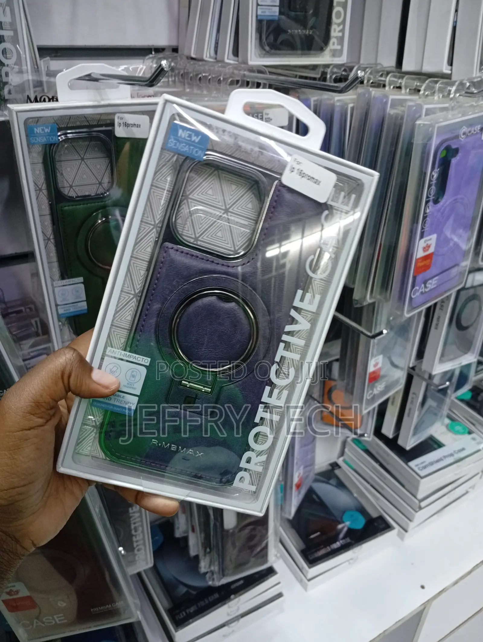 iPhone 16 Pro Max Rimemax Premium Leather Protective Cas