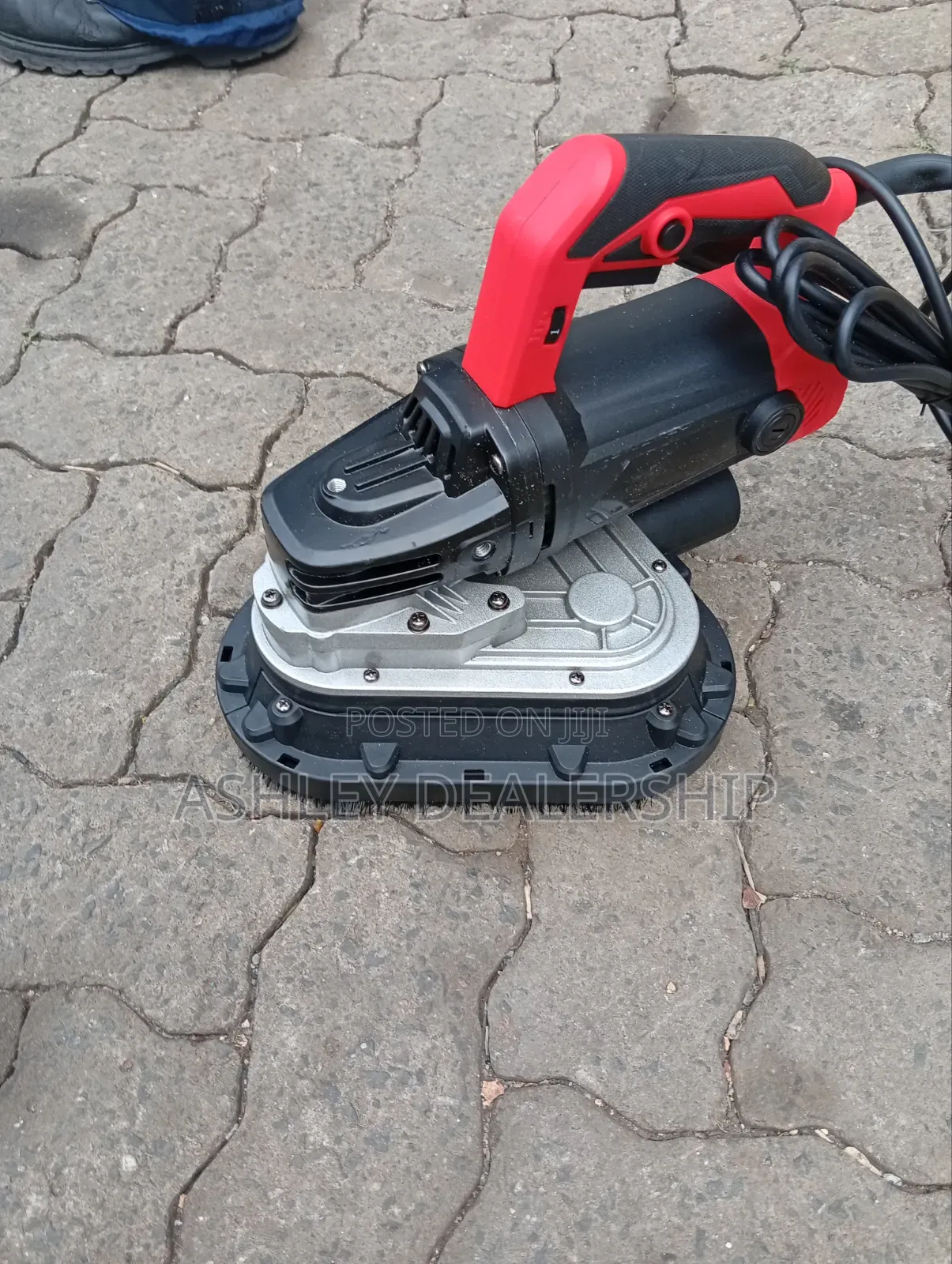 Three-Head Handheld Concrete Grinder