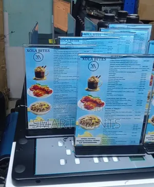 Menu Printing Services Available