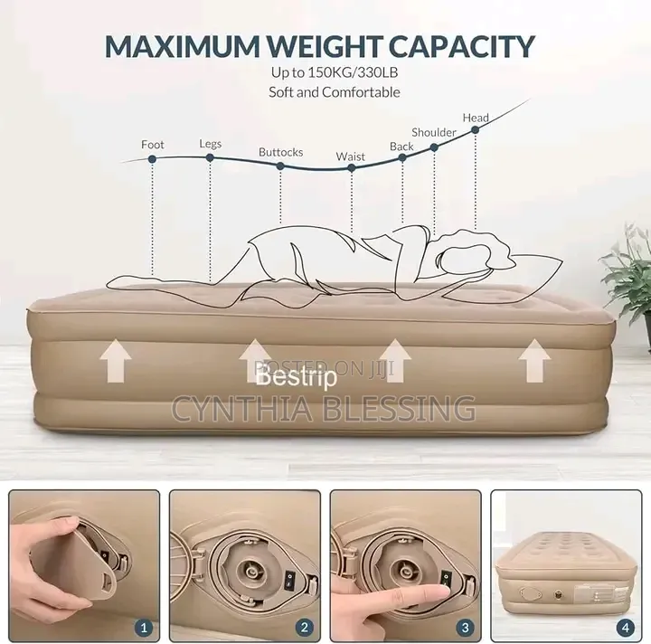 Double Inflatable Matress With in Built Pump