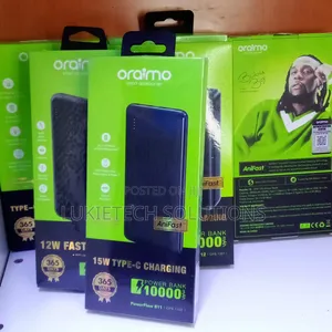 10000 Mah Oraimo Powerbank With 5 Ports, Portable