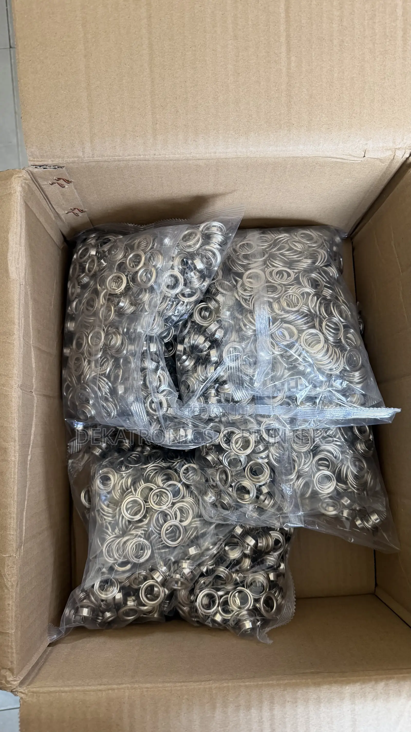 12mm Silver Eyelet Grommets (500 Pcs)