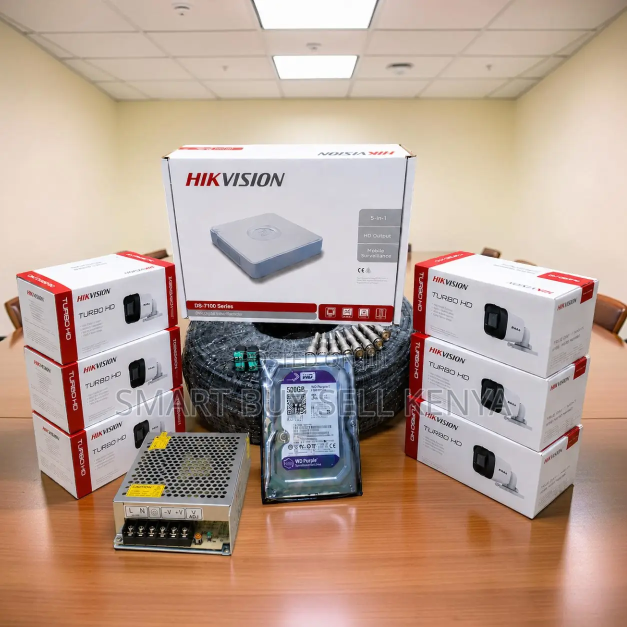 Quality Assured 6 Hikvision 1080p CCTV Cameras Complete System Kit