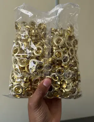 500pcs Packet of Gold Eyelet Grommets