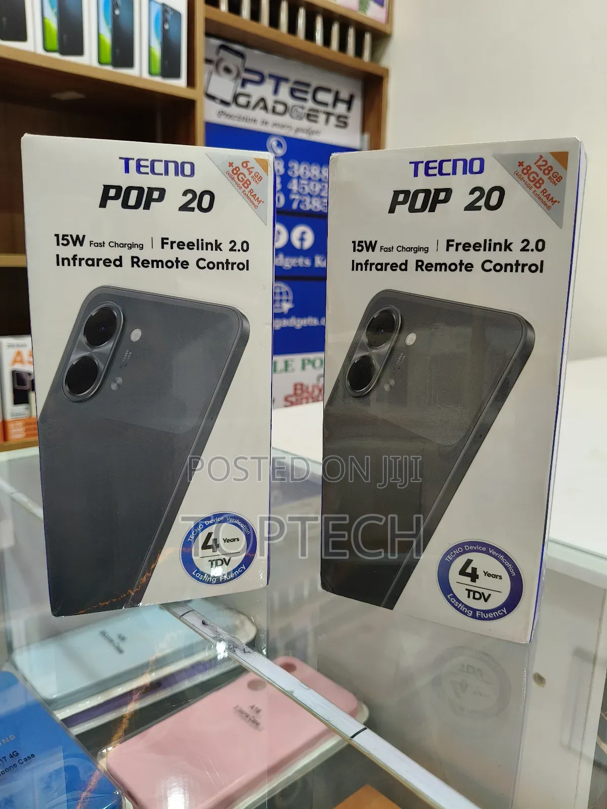 New Tecno Pop 20 64 GB Black