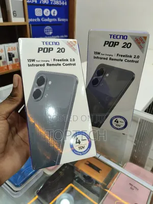 New Tecno Pop 20 64 GB Black