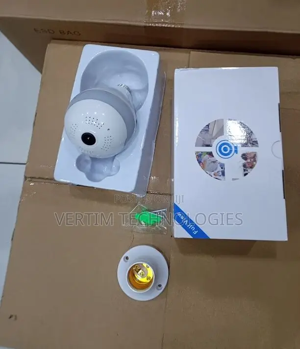 V380 Panoramic Bulb Camera 360° Wifi Security Camera