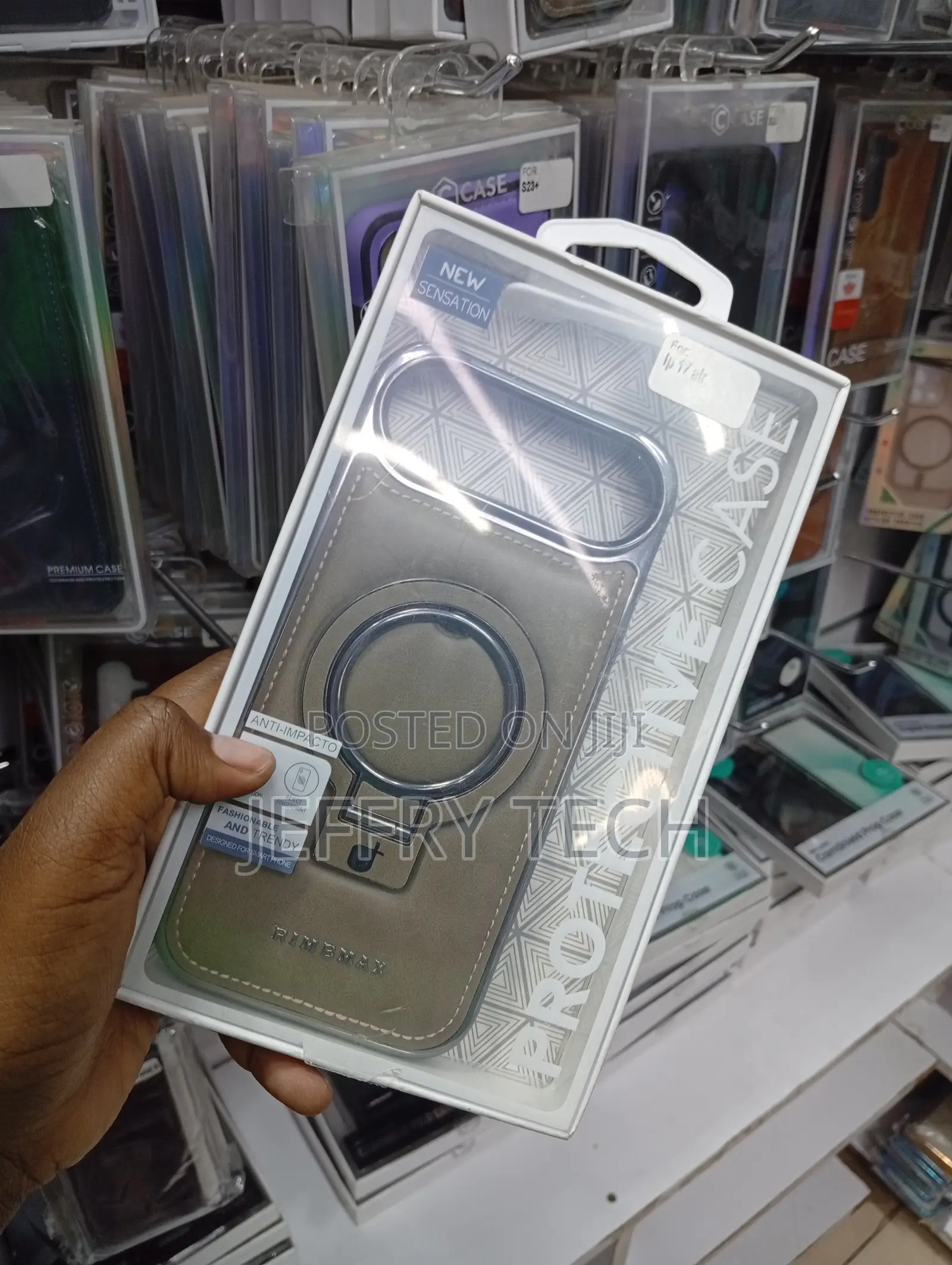 iPhone 17 Air Titanium Grey Color Scheme Cover