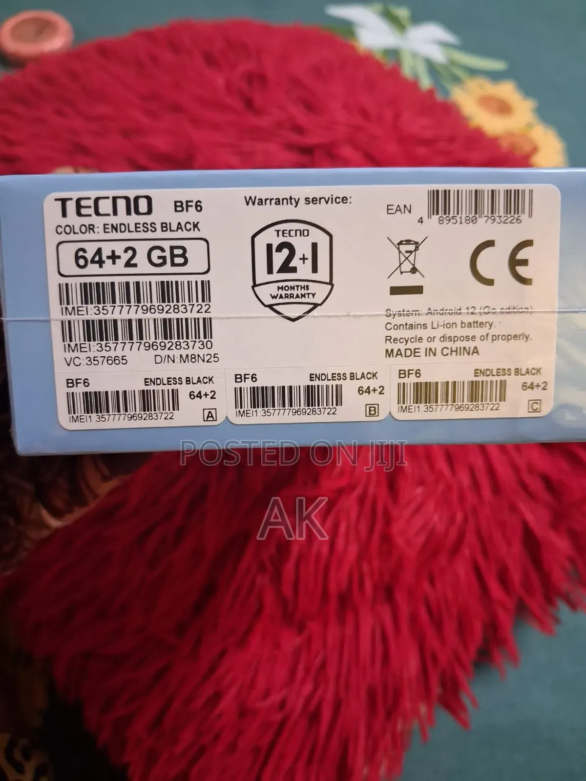 New Tecno Pop 7 64 GB Blue