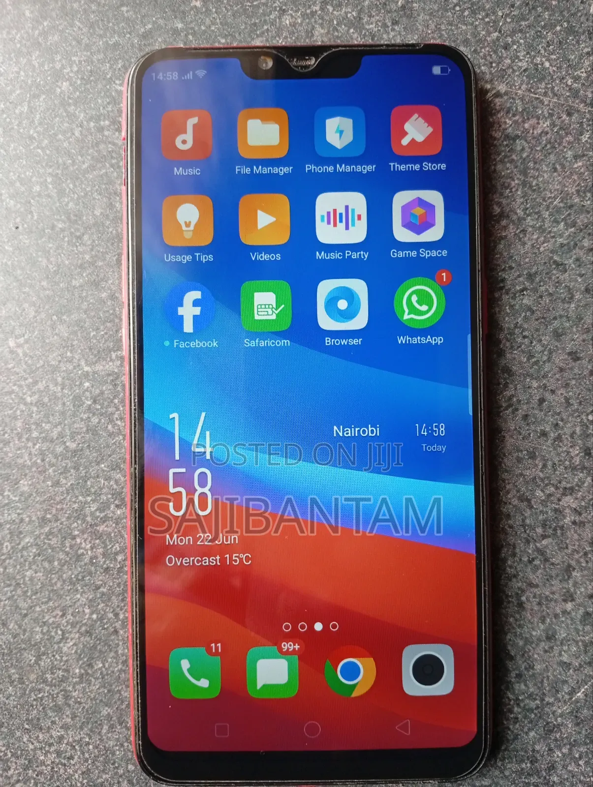 Oppo A3s 16 GB Red