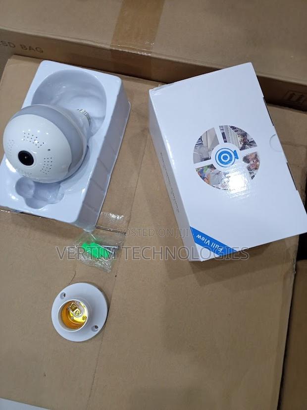 V380 Wireless Bulb CCTV Camera With Night Vision